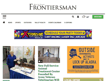 Tablet Screenshot of frontiersman.com
